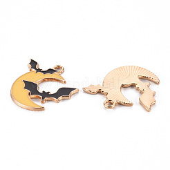 Подвески из экологически чистого сплава с эмалью&nbsp;ENAM-T011-59-NR