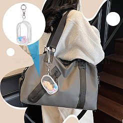 Прямоугольные прозрачные пластиковые пакеты для хранения из ПВХ с застежкой-молнией&nbsp;ABAG-WH0032-114A