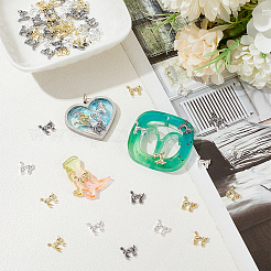 Кабошоны из сплава 90шт 3 цветов&nbsp;MRMJ-OC0003-62