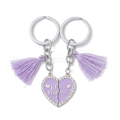 2 шт. брелки с подвеской из сплава&nbsp;KEYC-JKC01444-01