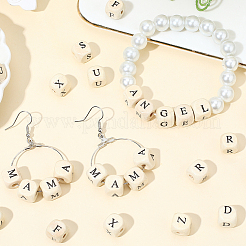 600 шт. бусины из натурального кленового дерева с принтом&nbsp;WOOD-PA0001-20