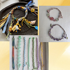 1 рулон экологически чистого корейского вощеного полиэфирного шнура&nbsp;YC-SP0001-03H