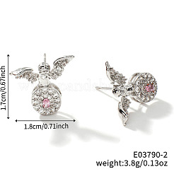 Латунь серьги&nbsp;YP7600-2