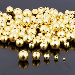 380шт 5 размера гальванические немагнитные синтетические гематитовые бусины&nbsp;G-NB0002-72