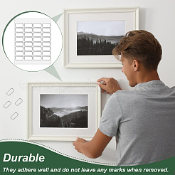 32 шт прозрачные акриловые двухсторонние клейкие наклейки&nbsp;LS-FIND-WH0290-41B