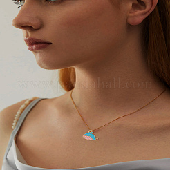 40шт 2 цвета сплава эмалевые подвески&nbsp;ENAM-LP0001-91