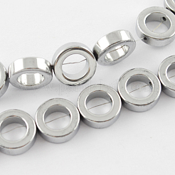 Гальванические немагнитная синтетический гематит бисер пряди&nbsp;G-Q880-10mm-3