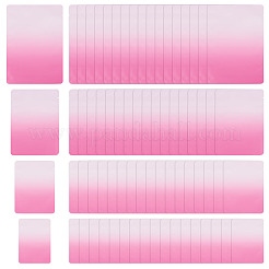 72 шт. 4 стиля двухцветные прямоугольные пластиковые подарочные пакеты&nbsp;OPP-TA0001-15B