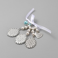 Свадебный букет фотоподвески из сплава и стекла&nbsp;DIY-WH20004-07A-AS