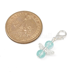 10 шт. стеклянный ангел подвесной декор&nbsp;HJEW-JM03580