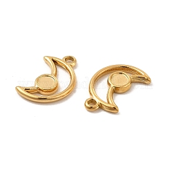 Ионное покрытие (ip) подвески из нержавеющей стали 304 кабошоны&nbsp;STAS-B032-20G