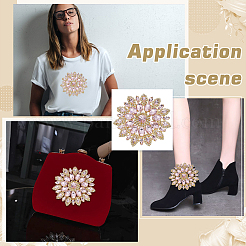 1шт кабошоны со стразами&nbsp;RB-FG0001-04A