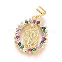 Латунные микро проложить кубического циркония подвески&nbsp;KK-I657-32G-A