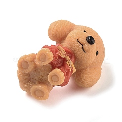 Подвески в виде щенков из непрозрачной смолы&nbsp;LS-RESI-M035-01A