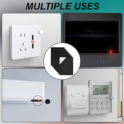 Прямоугольные светодиодные наклейки для домашних животных&nbsp;AJEW-WH0270-042A