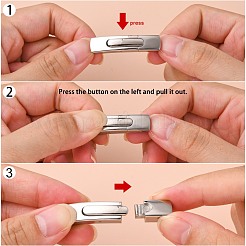 Байонетные застежки из нержавеющей стали 304&nbsp;STAS-P158-01C-P