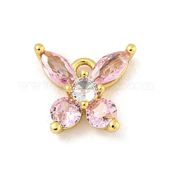 Стойки обшивки латунь микро проложить кубическую прелесть диоксида циркония&nbsp;KK-P277-22G