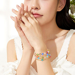 200 комплект стеклянных бусин для гальванизации 10 цветов&nbsp;GLAA-TA0002-80