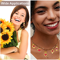 20шт 10 подвески из сплава ситила эмаль&nbsp;ENAM-ME0001-12