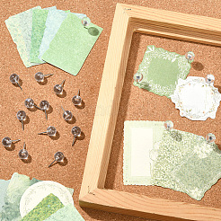 Круглые пластиковые кнопки&nbsp;AJEW-WH20070-074A