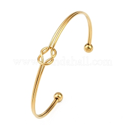 Браслеты-манжеты из нержавеющей стали 304&nbsp;BJEW-P370-03G