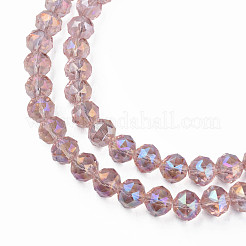 Гальванизируйте прозрачное стекло бисер нитей&nbsp;EGLA-N002-34B-C02