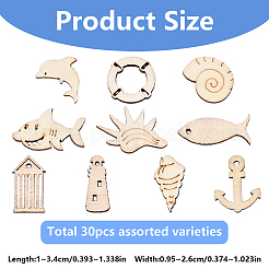 Древесины кабошонов&nbsp;WOOD-YW0001-29