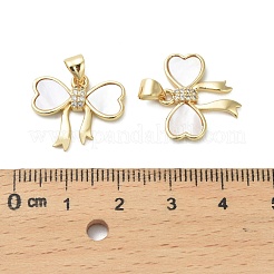 Латунные микро проложить кубического циркония подвески&nbsp;KK-D384-06G-02