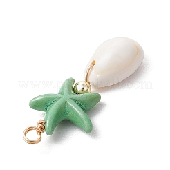 Подвески из искусственной бирюзы&nbsp;PALLOY-JF03553