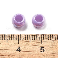 УФ-покрытие радужными переливающимися акриловыми бусинами&nbsp;PACR-D300-01E