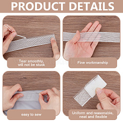 Химическое волокно импортное рыбья кость завернутый край&nbsp;DIY-WH0010-54A