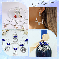 3 пара сережек-колец из стерлингового серебра с родиевым покрытием&nbsp;STER-BBC0006-48B-P