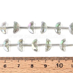 Гальванизируйте прозрачные стеклянные бусины&nbsp;EGLA-H112-05HP-03