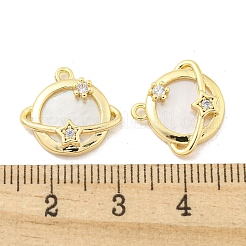 Латунные подвески из ракушек&nbsp;KK-Z044-02G