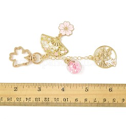 Подвесные брелки из сплава эмали&nbsp;HJEW-FS00052-03