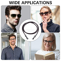 Ремешок из коровьей кожи для очков&nbsp;AJEW-WH20033-113A-01