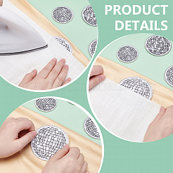 12 шт. 3 стиля полиэстеровых заплаток для термоприклеивания/пришивания&nbsp;PATC-ME0001-20