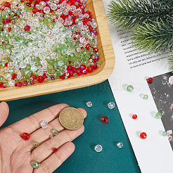 15 прядь 12 стиля гальванизированные стеклянные бусины пряди&nbsp;EGLA-PA0001-11