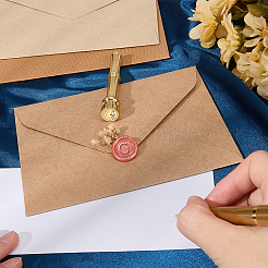 1 шт. золотистые латунные восковые печати с ручками в форме бамбуковых палочек&nbsp;STAM-CP0001-05G