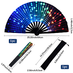 1 шт. светящиеся бомбочки и тканевые веера&nbsp;AJEW-SP0003-78D