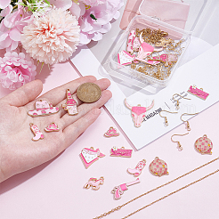 Наборы для изготовления сережек/ожерельев своими руками&nbsp;DIY-ME0001-86