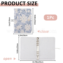 Обложки для папок-регистраторов из ткани&nbsp;AJEW-WH0596-310B