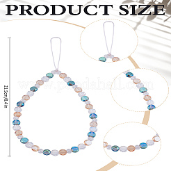 1 шт. акриловые прозрачные бусины для мобильных ремней&nbsp;HJEW-LP0001-64