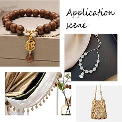 Европейский бисер из клена&nbsp;WOOD-FH0001-53