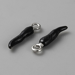 Подвески из эмали и сплава&nbsp;LS-ENAM-WH0068-12P-06