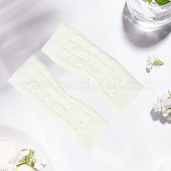 1 пара нейлоновых теплых перчаток без пальцев&nbsp;AJEW-CY0002-22B