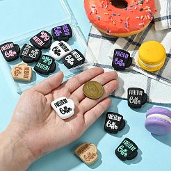 14шт 7 цвета силиконовые бусины&nbsp;FIND-CJ0002-25