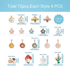 68 шт. Подвески из сплава с эмалью&nbsp;FIND-CD0001-22