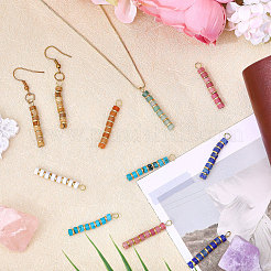 24 шт. 8 стиля подвески из натуральных драгоценных камней&nbsp;PALLOY-CA00030