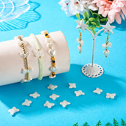 200шт бусины из искусственного жемчуга из АБС-пластика&nbsp;OACR-TA0003-84B